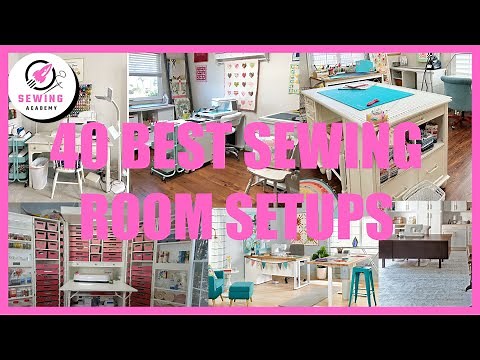40 Best Sewing Room Ideas 🧵✨ | Creative & Organized Sewing Setup! #sewingroom #diysewing