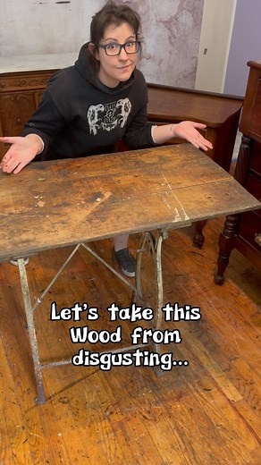 Nothing brings out the beauty of old wood quite like shellac. Everything pops and just looks EXPENSIVE…. Even if it’s covered in old paint splats 😂 And it’s very easy to use. You can buy it in flake form and mix up your own but if you’re using it on more rustic wood the pre mixed cans available at any hardware or big box store will do. It’s only downside is that isn’t not as durable as modern finishes so if you’re concerned about that you can follow these steps and sub in oil based polyurethane