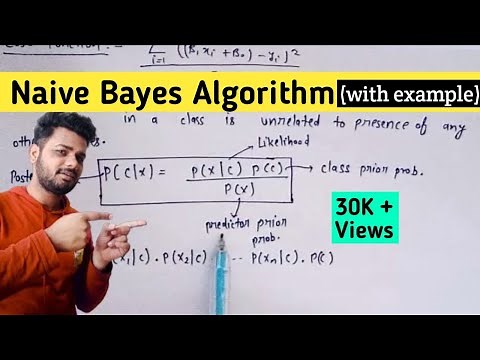 Naive Bayes Algorithm with an example in Machine Learning (Hindi) | Lec-11