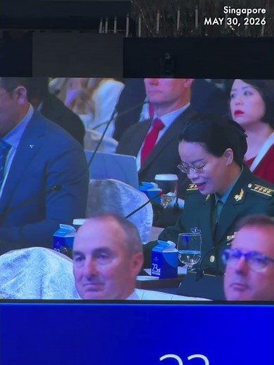 🇨🇳 Chinese Female Military Officer's Question. For US Defense Secretary Pete Hegseth at SLD