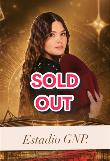 Yuridia logra el sold out del estadio GNP en solo 3 días! #tiktokgopost #yuridia #soldout #estadiognp #tour2026