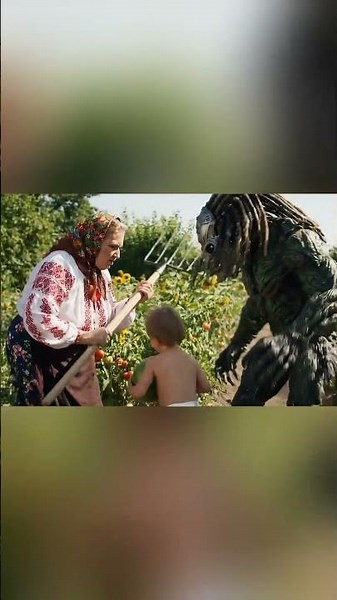 This alien was NOT ready for Babushka! 😂