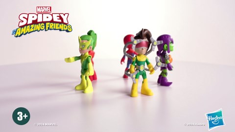 Spidey and his Amazing Friends Hasbro Marvel, Friends & Foes Pack, 5 Action Figures, 4-Inch, Preschool Super Hero Toys for Kids Ages 3 and Up (Amazon Exclusive)