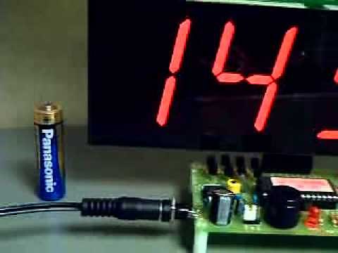 秋月電子「超大型表示マイコンデジタル時計キットＶｅｒ．４」