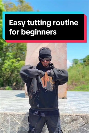 ගෙදර ඉදන් නටන්න 🙌 easy tutting routine for beginners 💙 #tuttingtutorial #tutorial #easytutorial #a2adancestudio #aselaashchoreography #worlddance #hiphopculture #tiktok