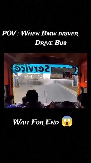 POV: When BMW Driver Drive Bus 😱 | Insane Driving Skills #shorts #drivingchallenge #indiandriver