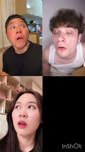 The egg fall off the table and tried to save it from cracking and using a pan