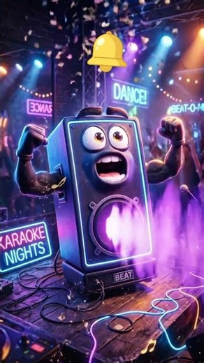 Talking Speaker Animation Short #talkingobjects #funny