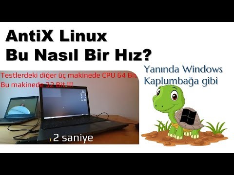 AntiX Linux 20 Yıllık Makinede Akıl Almaz Hız