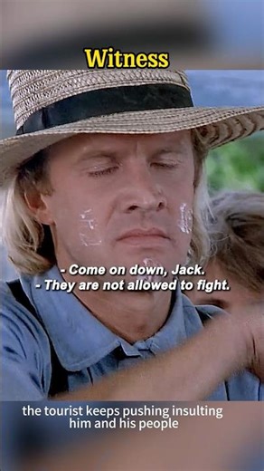 😡 He WAS passing as Amish... Then the TOURISTS started trouble! 👊💥 Witness (1985)