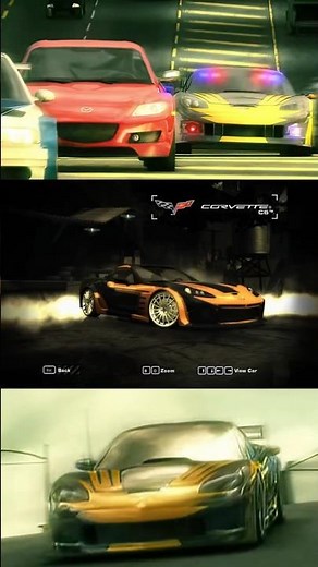 NFS Most Wanted - CROSS INTRO Chevrolet Corvette C6