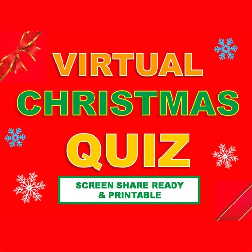 Christmas Quiz: Powerpoint and Printable PDF - Etsy