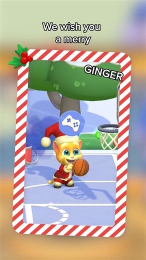 This song has taken over my entire brain 😭🎄. https://o7n.co/My-Talking-Tom-Friends-2 #WishYouAMerryGinger #TalkingGinger #MyTalkingTomFriends2 #HolidaySong | Talking Angela