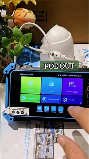 Ip camera poe cctv network tester onvif rtsp configuration #CCTV #Networking #IPCamera #Security