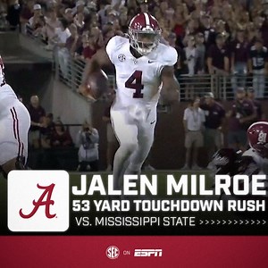 MILROE WHEELS 🔥 Alabama Football x 📺 ESPNEWS | Southeastern Conference