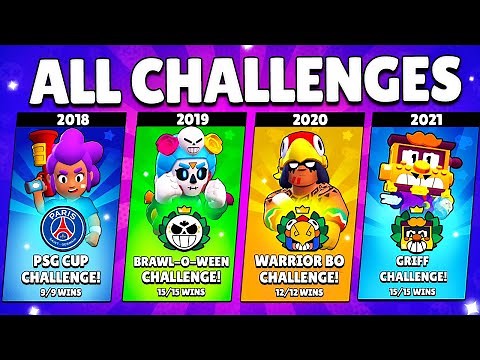 All Challenges Brawl Stars (2018-2021)