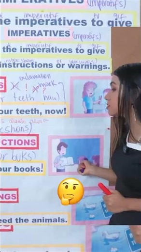 We learn IMPERATIVES in English ✅ #easyenglishtv #learnenglish
