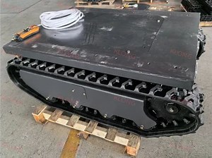 [Hot Item] Versatile Crawler Transporter Undercarriage with Electric Drive and Steel Chassis, Ugv Agv Robot