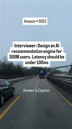 Day 6 | GenAI Interview Series | Design an AI recommendation engine for 300M users