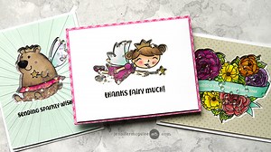 Stamped Shaker Cards - Jennifer McGuire Ink
