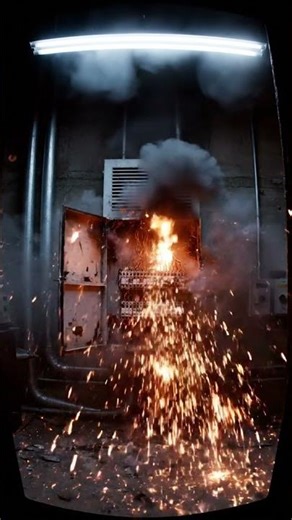 Electrical Panel EXPLOSION Caught on Camera ⚡⚠️
