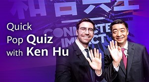 398K views · 1K reactions | Before giving a major speech at #MWC21, it’s time to take a pop quiz. Watch #Huawei Deputy Chairman Ken Hu ace the questions from Raz Galor. #TrustInTech #MWCS | Huawei | Facebook