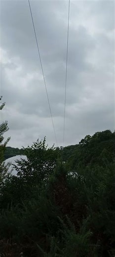 Ziplining over The Eden Project