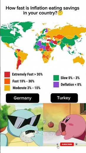 🌍 Global Inflation Rate 2025 — Which Countries Are Struggling the Most? 💸🔥