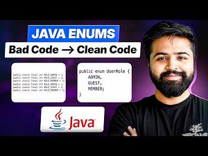 Java Enums | Why Not Use int/String for Constants? | Java Full Course #23