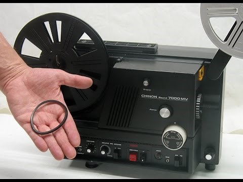 How to Change a Belt on a Chinon 7000MV Super 8 Projector