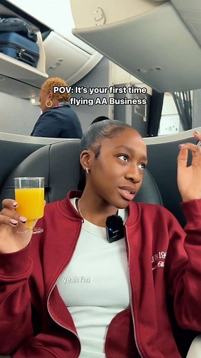 ANNATORIA🐬🔆 on Instagram: "I was like this for the whole journey ✈️😭😭 . This felt illegal to have such room but wow what an enjoyable journey that was!🥹🤝🏾 @americanair . Go and follow my travel page for the full Business Class experience @toriatales_ ✨✈️ . #travel #trip #journey #explore #viral #american #air"