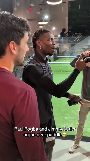 Paul Pogba and Jimmy Butler's Funny Paddle Competition