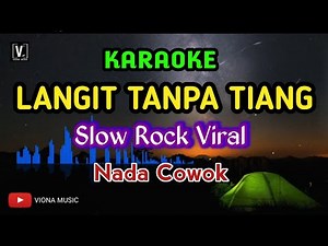 LANGIT TANPA TIANG Karaoke Pria | Versi Karaoke Terbaru 2025