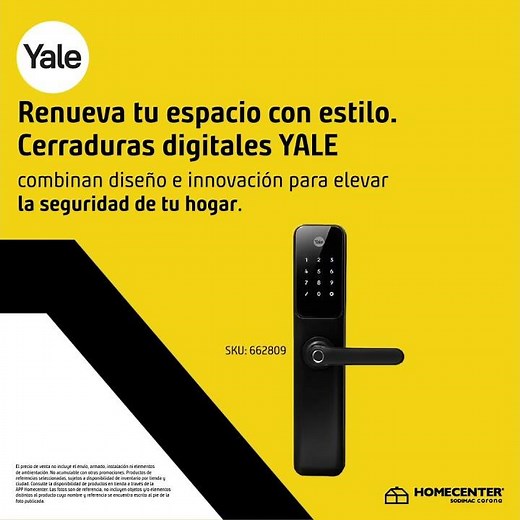 ¡La seguridad de tu hogar con YALE!