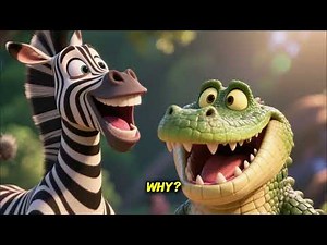 The BIG Silly Crocodile 🐊 | Funny Jungle Story for Kids | Animal Cartoon Storytime