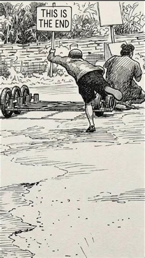 This is the end . #funny #drawing #funny #comedy #lovestory #funnyart #love