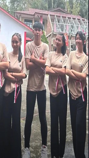 Cute Ponytail Girl Line Dance Trend on TikTok