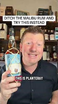 If you love Malibu Rum, this Coconut rum is for you. Planteray Cut and Dry Coconut Rum! #rum #drinks