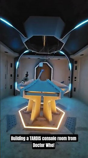 Building a TARDIS Console Room from Doctor Who! #tardis #doctorwho #doctorwhofanfilm #whovian #drwho