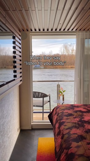 Because sometimes being in tune with your body means embracing a journey with delicious cuisine, enriching experiences and everything you need already considered. ✨ #rivercruise #listentoyourbody #relaxation #amawaterways #travel | AmaWaterways