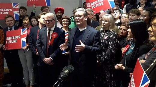 Keir Starmer speaks in Birmingham after Richard Parker mayoral win