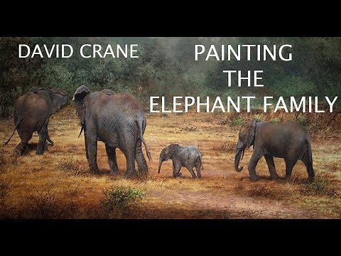 PAINTING TUTORIAL - THE ELEPHANT FAMILY