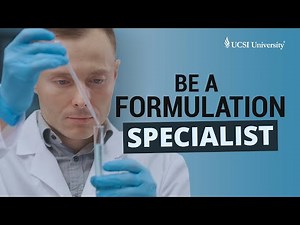 Be the Industry Specialist in Formulation!
