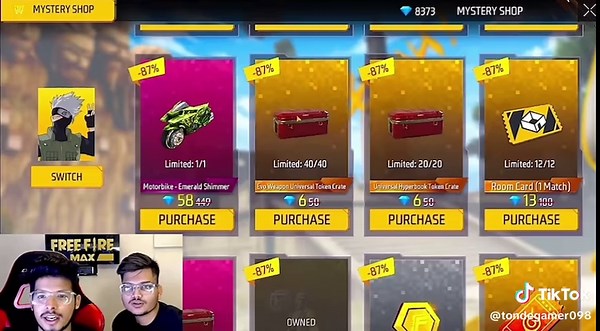 Two side gamer off official on TikTok