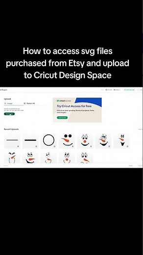 How to upload svg file to Cricut Design Space #cricutforbeginners #designspacetutorial
