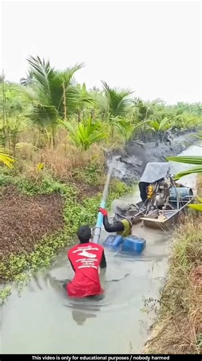 Why are these people pouring drain mud on the plants 🤔l #mud