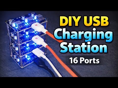 DIY USB Charging Station | Multiple Phones One Power Source #CraftsKlink