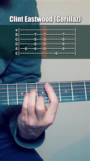 Clint Eastwood (Gorillaz) #guitar #tutorial #Gorillaz #ClintEastwood | Ipsaous