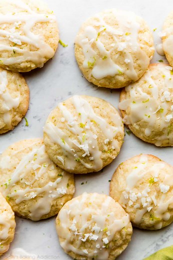 Glazed Coconut Lime Cookies - Sally's Baking