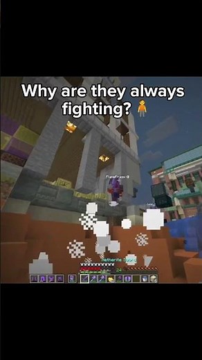 flamefrags and wemmbu fighting #minecraft #flamefrags #parrot #unstablesmp #gaming